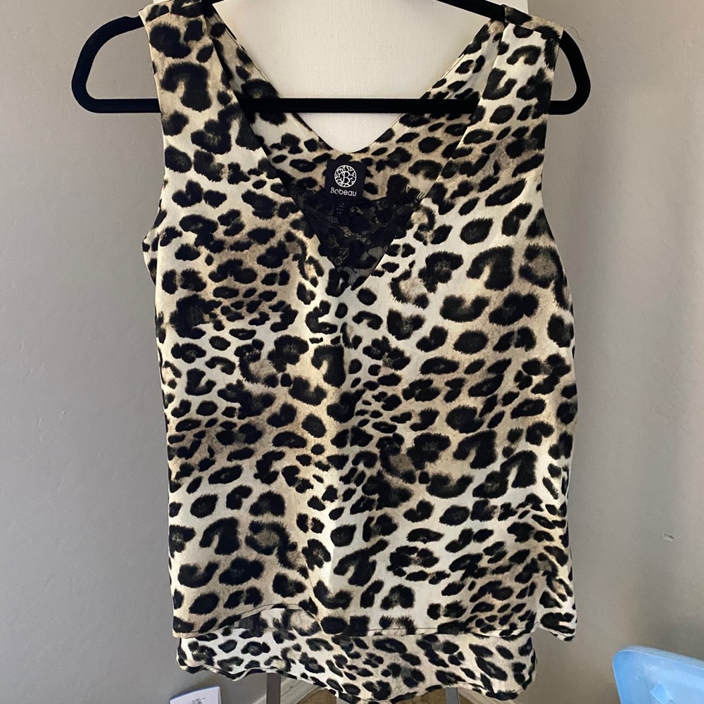 Women’s leopard print top